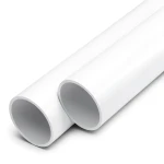 أنابيب UPVC ضغط اسمي 9 بار مقاس 8 إنش سمك 7.8 مم لون أبيض