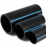 أنابيب HDPE الوطني ضغط 12.5 بار قطر 225 مم سمك 10.8 مم أسود