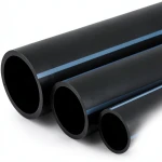 مواسير HDPE الوطني 12.5 بار ضغط قطر 250 مم سمك 11.9 مم أسود