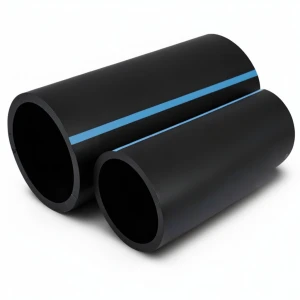 NPF HDPE Pipes for Water Networks Pressure 12.5 Bar Diameter 280 mm Thickness 13.4 mm Black