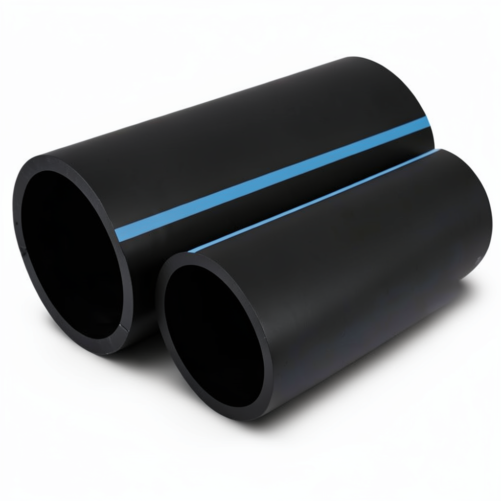 أنابيب NPF HDPE لشبكات المياه ضغط 12.5 بار قطر 280 مم سمك 13.4 مم لون أسود