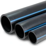 مواسير HDPE الوطني ضغط 16 بار قطر خارجي 180 مم سمك 10.7 مم لون أسود