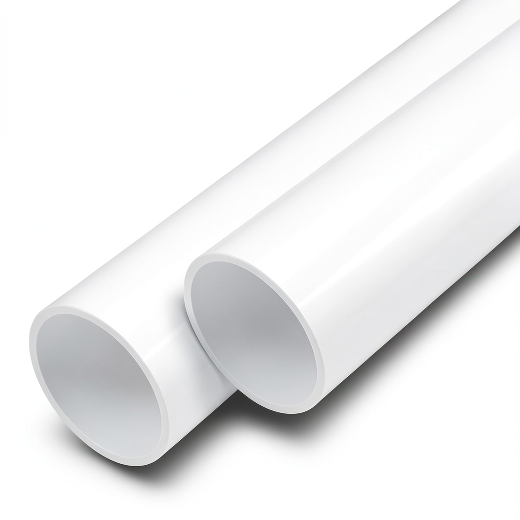 UPVC Pipes 12 Bar Nominal Pressure 3 Inch Size 4.6 mm Thickness White