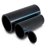 مواسير HDPE الوطني لشبكات المياه ضغط 16 بار قطر خارجي 200 مم سمك 11.9 مم لون اسود