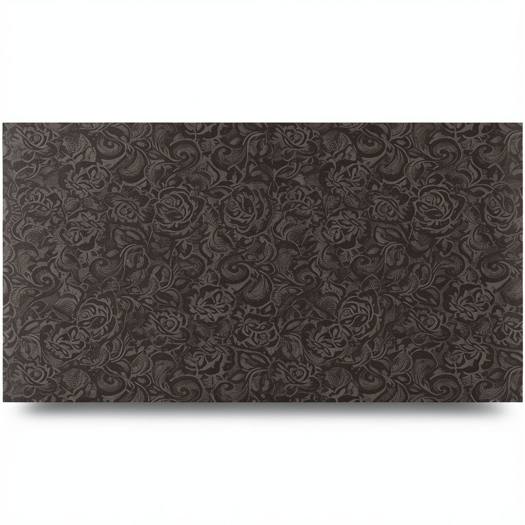 Italian Wallpaper Patterned Design 10 m x 0.70 m Dark Brown