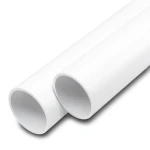 أنابيب UPVC ضغط اسمي 12 بار مقاس 4 إنش سمك 6 مم لون أبيض