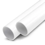 UPVC Pipes 12 Bar Pressure 8 Inch Size 10.3 mm Thickness White