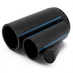 أنابيب HDPE الوطني قطر 355 مم سمك 16.9 مم أسود ضغط 12.5 بار
