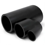 مواسير HDPE الوطني لشبكات المياه ضغط 16 بار قطر خارجي 280 مم سمك 16.6 مم لون اسود