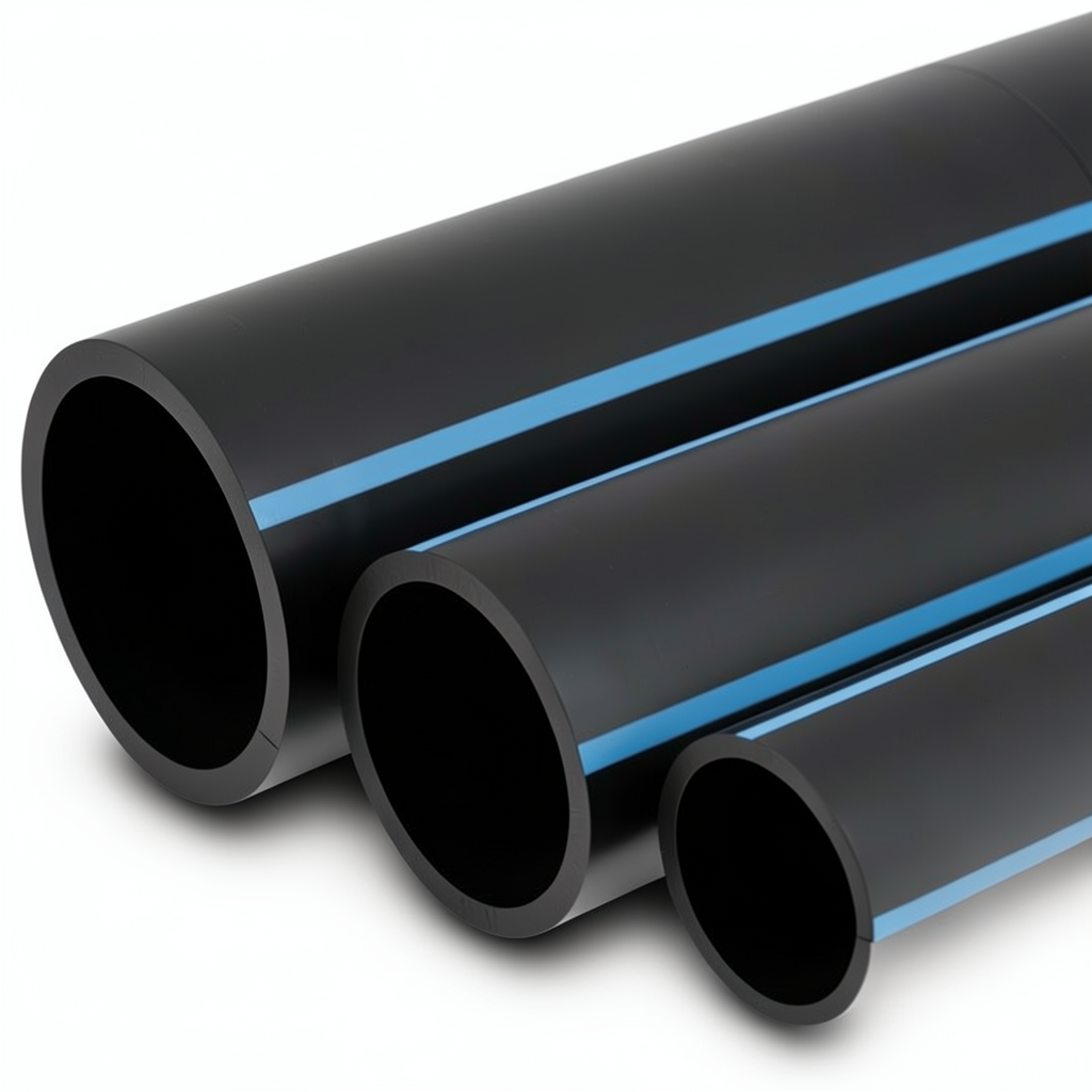 مواسير HDPE الوطني لشبكات المياه ضغط 12.5 بار قطر خارجي 63 مم سمك 3.8 مم لون اسود