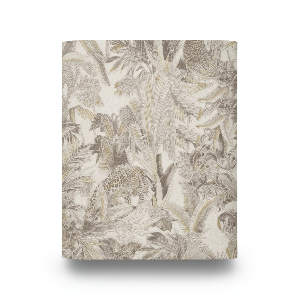 Italian Wallpaper Tropical Design Beige Color, Size 10mx0.70m, Model rc18001