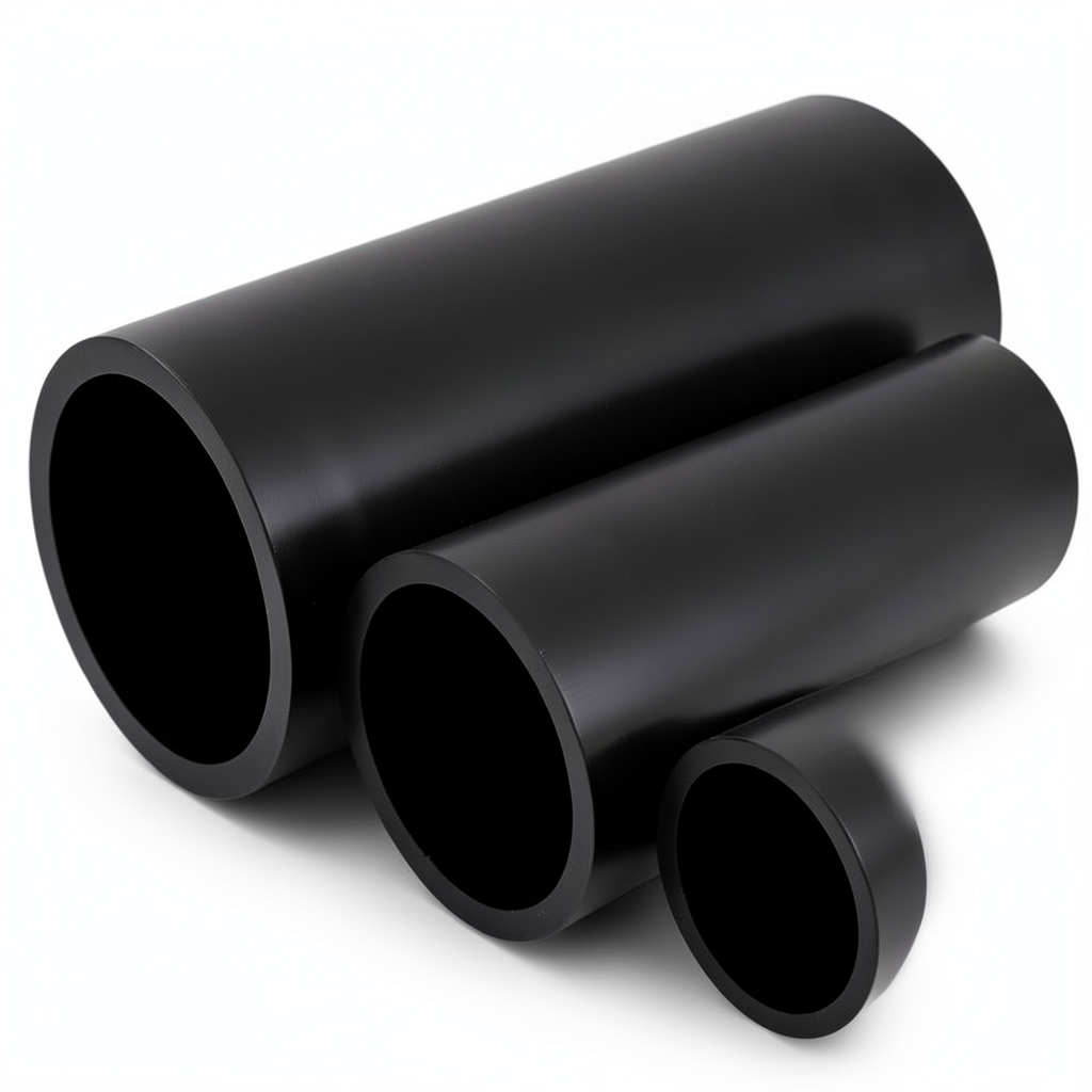 NPF HDPE Pipes Nominal Pressure 12.5 Bar Outside Diameter 75 mm Thickness 4.5 mm Black