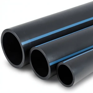 أنابيب HDPE الوطني ضغط 12.5 بار قطر خارجي 90 مم سمك 5.4 مم لون أسود