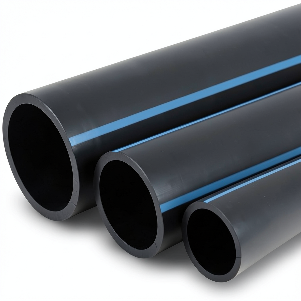 NPF HDPE Pipes Nominal Pressure 12.5 Bar Outside Diameter 90 mm Thickness 5.4 mm Black