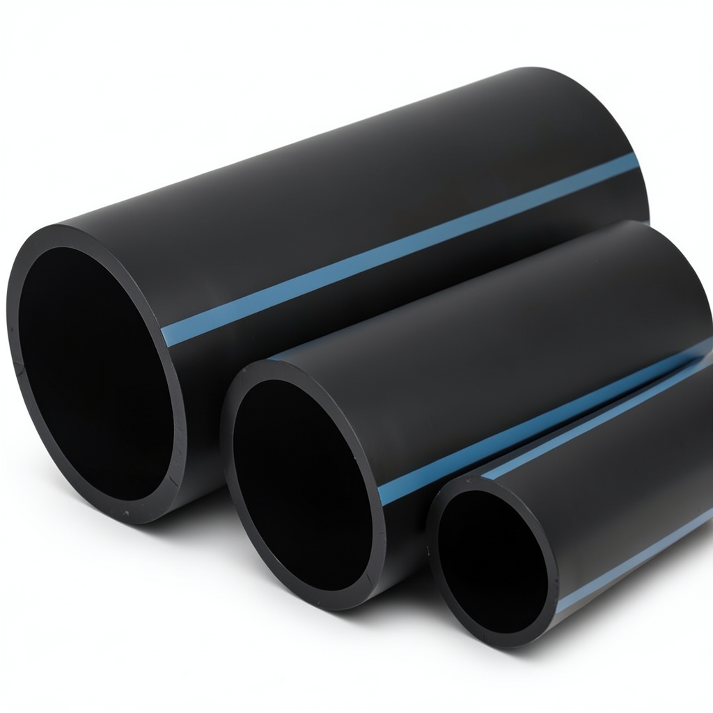 NPF HDPE Pipes Nominal Pressure 16 Bar Outside Diameter 125 mm Thickness 7.4 mm Black