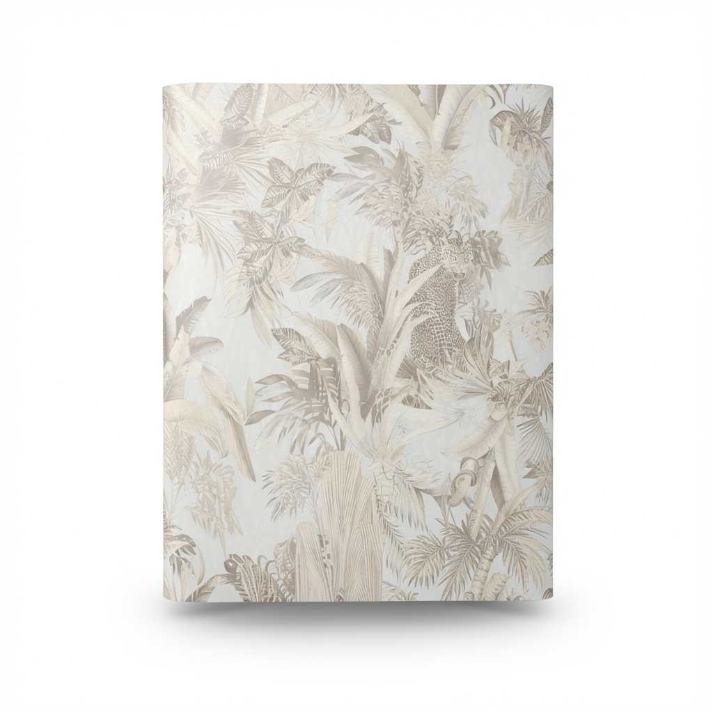Italian Wallpaper Tropical Design Light Beige, Size 10mx0.70m, Model rc18010