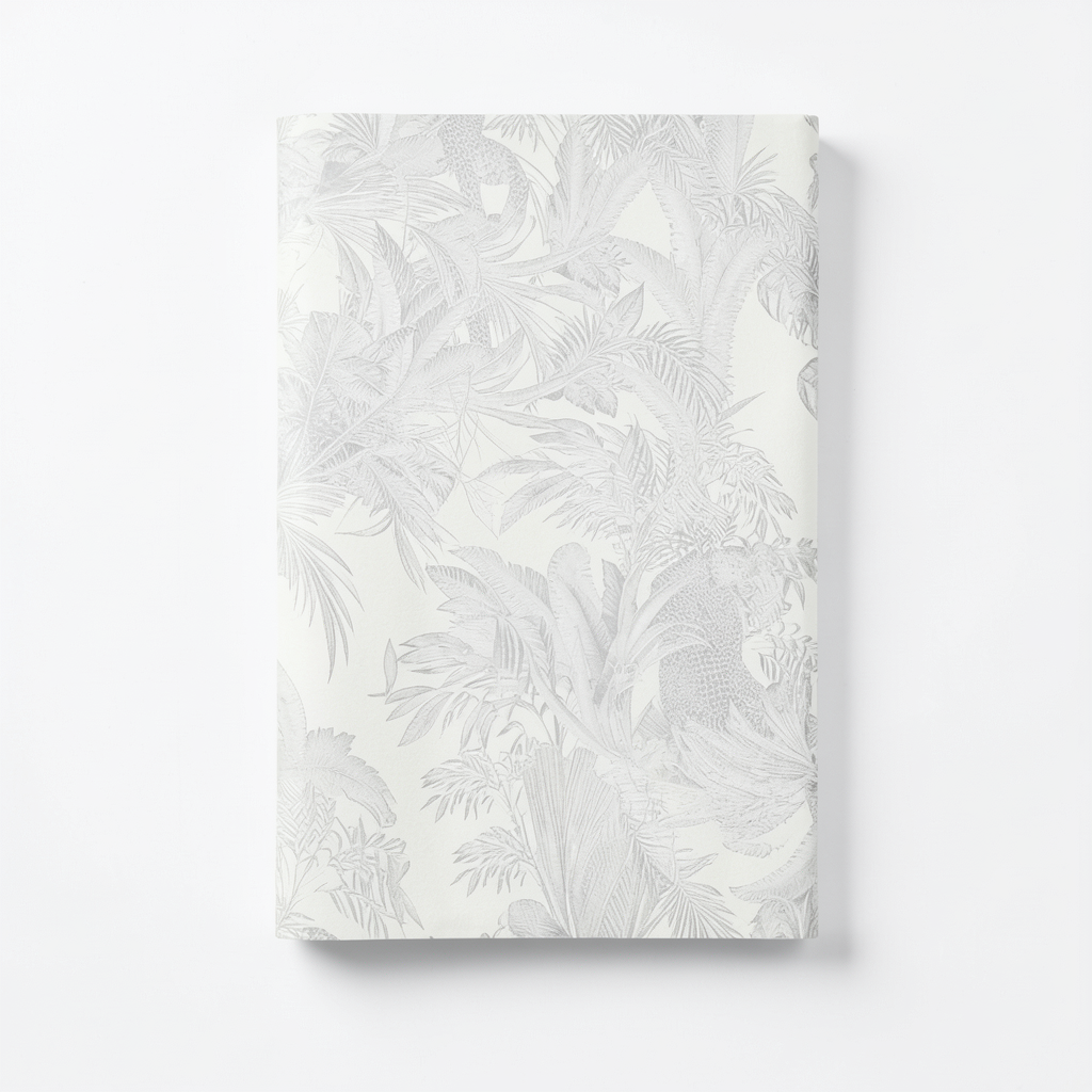 Italian Wallpaper Off White Color Tropical Design, Size 10m x 0.70m, Model rc18009