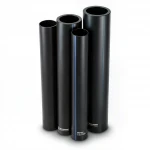 أنابيب HDPE  نيبروبلاست PE 100 ضغط 10 بار قطر خارجي 450 مم سمك 26.7 مم لون اسود