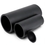 أنابيب HDPE الوطني ضغط 12.5 بار قطر 200 مم سمك 9.6 مم أسود