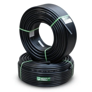 أنابيب HDPE PE 80 ضغط 16 بار قطر خارجي 63 مم سمك 7.1 مم لون أسود | نيبروبلاست