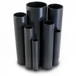 مواسير UPVC التقنية العصرية ضغط 13.8 بار  مقاس 6 إنش سمك 8.03 مم لون اسود