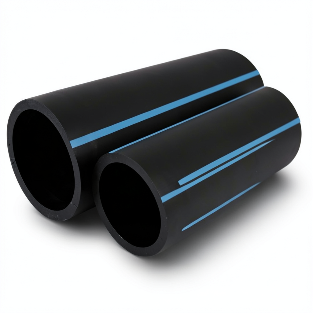 أنابيب HDPE الوطني ضغط 12.5 بار قطر 225 مم سمك 10.8 مم أسود
