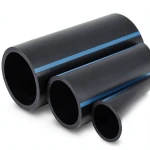 مواسير HDPE الوطني 12.5 بار ضغط قطر 250 مم سمك 11.9 مم أسود