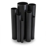 مواسير UPVC ضغط 6 بار قطر خارجي 400 مم سمك 11.7 مم لون اسود