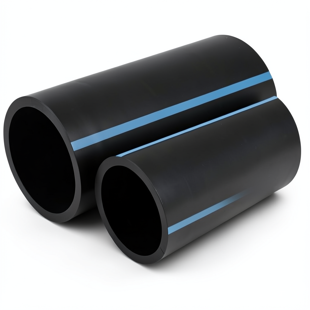 مواسير HDPE الوطني ضغط 16 بار قطر خارجي 180 مم سمك 10.7 مم لون أسود