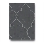 Italian Wallpaper 10m x 0.53m Dark Grey Color, Model 57027