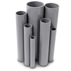 UPVC Pipes Pressure 10 Bar Outside Diameter 400 mm Thickness 19.1 mm Gray