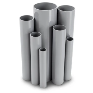 UPVC Pipes 16 Bar Nominal Pressure 400 mm OD 29.7 mm Thickness Gray