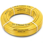 أنابيب HDPE PE 80 ضغط 16 بار قطر 63 مم سمك 7.1 مم لون أصفر | نيبروبلاست