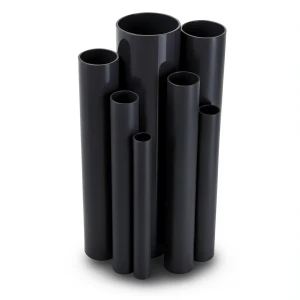 مواسير UPVC ضغط 16 بار قطر خارجي 400 مم سمك 29.7 مم لون اسود