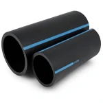 أنابيب HDPE الوطني قطر 355 مم سمك 16.9 مم أسود ضغط 12.5 بار