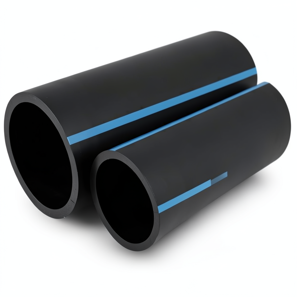 أنابيب HDPE الوطني قطر 355 مم سمك 16.9 مم أسود ضغط 12.5 بار
