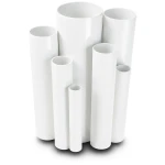 مواسير UPVC ضغط اسمي 2.5 بار قطر خارجي 450 مم سمك 3.6 مم لون أبيض