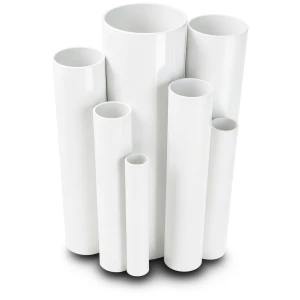 مواسير UPVC ضغط اسمي 2.5 بار قطر خارجي 450 مم سمك 3.6 مم لون أبيض