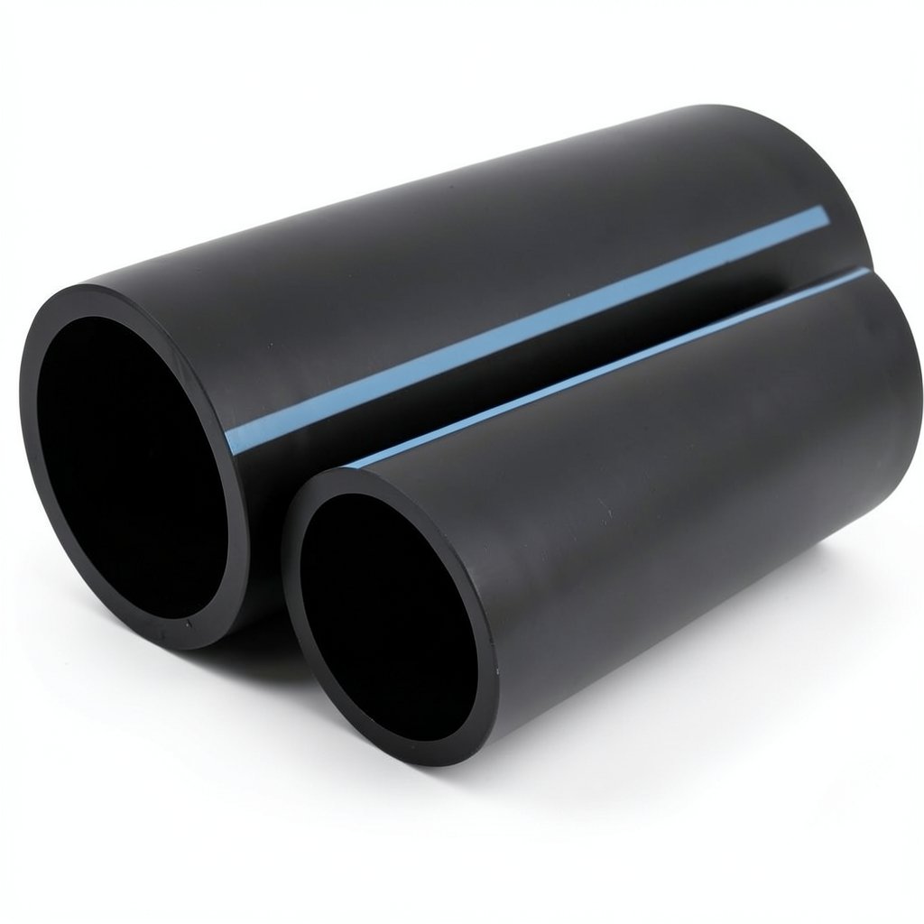 مواسير HDPE الوطني لشبكات المياه ضغط 16 بار قطر خارجي 250 مم سمك 14.8 مم لون اسود