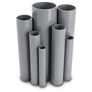 UPVC Pipes Nominal Pressure 2.5 Bar Outside Diameter 450 mm Thickness 3.6 mm Gray