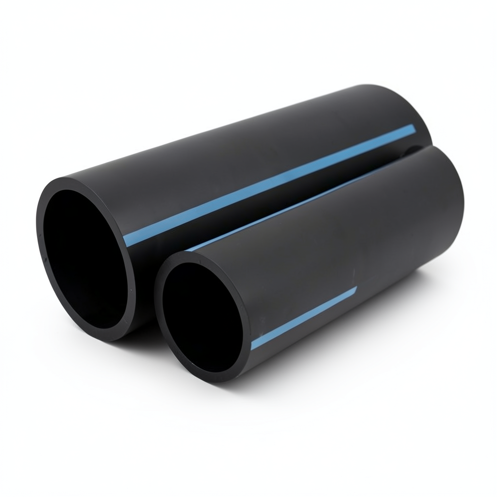 NPF HDPE Pipes Nominal Pressure 16 Bar Diameter 280 mm Thickness 16.6 mm Black