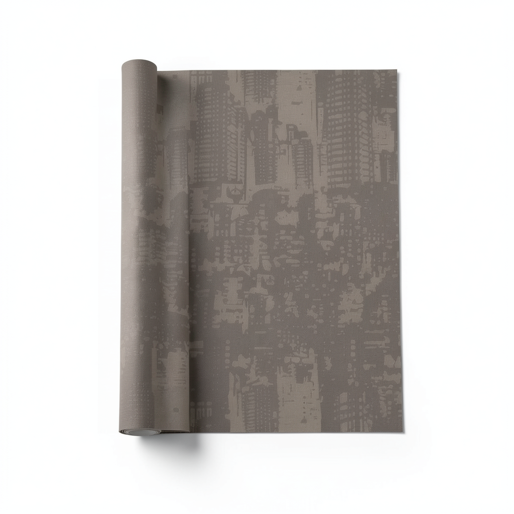 Italian Wallpaper Dark Beige, 10m x 0.53m, Model 57049