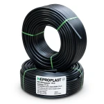 أنابيب HDPE PE 80 ضغط 16 بار قطر خارجي 75 مم سمك 8.4 مم لون أسود | نيبروبلاست