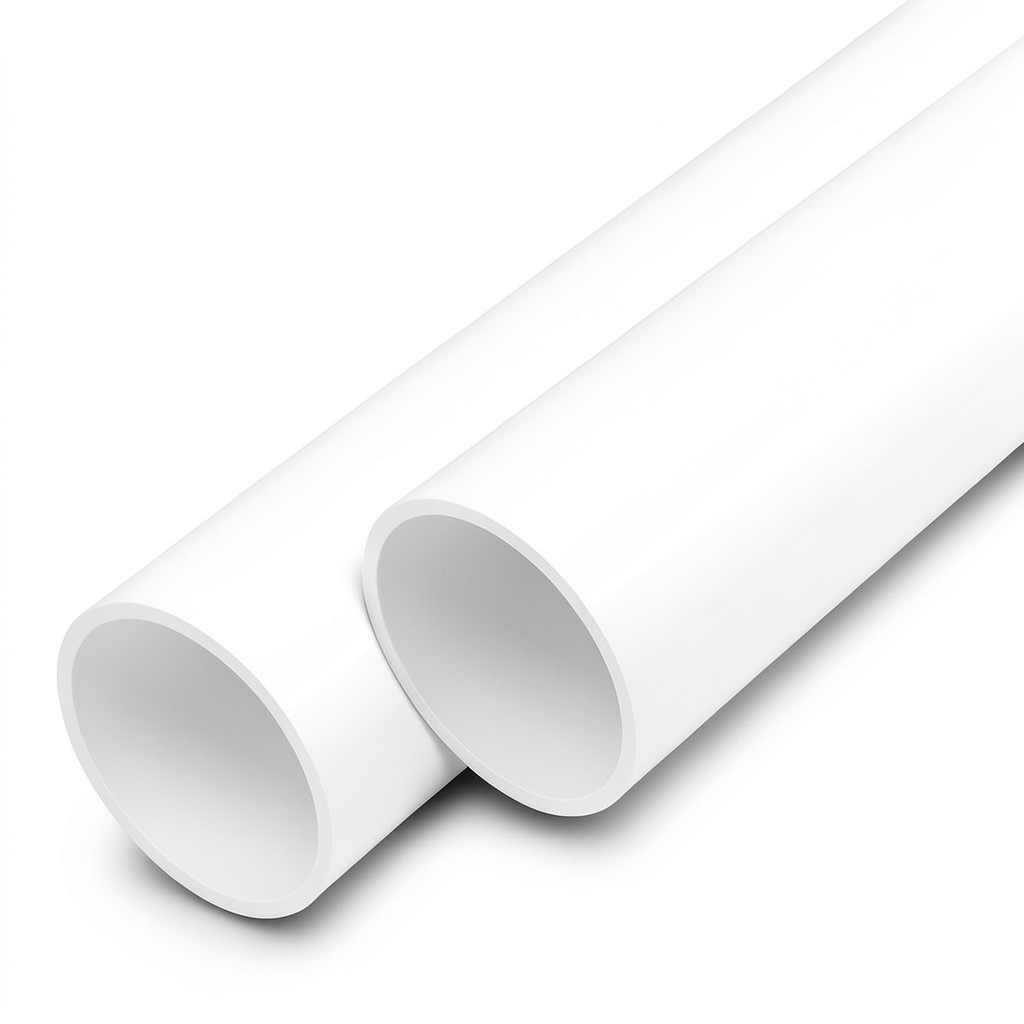 UPVC Pipes Nominal Pressure 15 Bar Size 2 1/2 inch Thickness 4.8 mm White