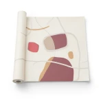 Italian Wallpaper Modern Design 10m x 0.53m Light Beige, Model 73201