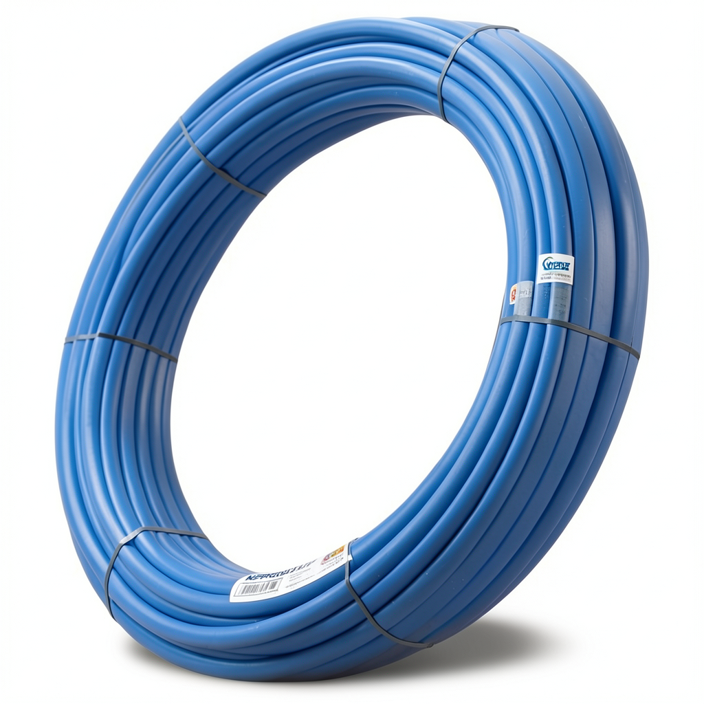 Neproplast HDPE Pipes PE 100 Pressure 20 Bar Outside Diameter 75 mm Thickness 8.4 mm Blue | NEPROPLAST