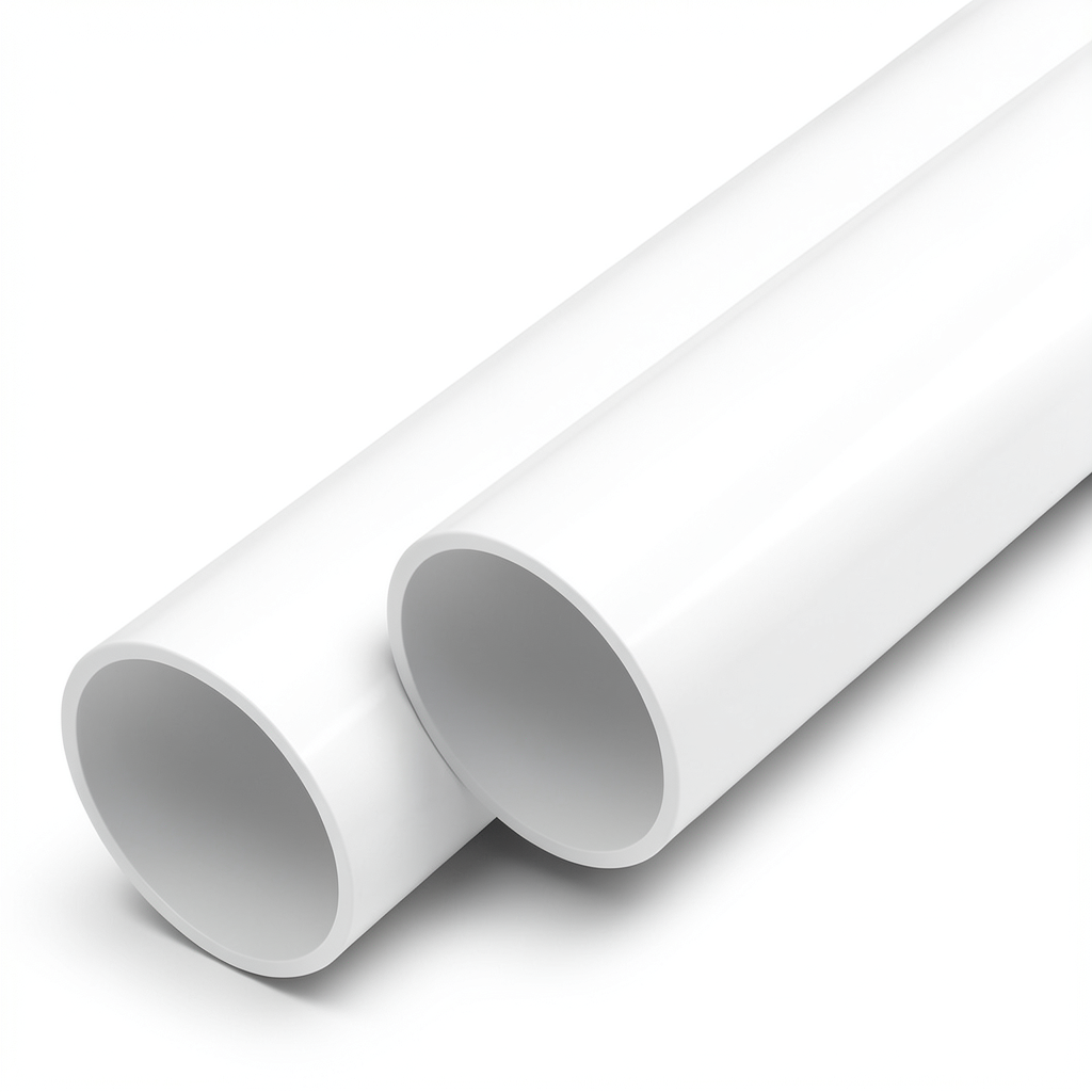 UPVC Pipes 15 Bar Nominal Pressure 4 Inch Size 7.3 mm Thickness White