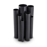 مواسير UPVC ضغط 6 بار قطر خارجي 450 مم سمك 13.2 مم لون اسود