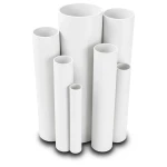 مواسير UPVC جدول 40 مقاس 3 إنش سمك 5.5 مم لون أبيض