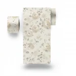 Floral wallpaper, beige color, length 10 m, width 0.53 m, model 448801 